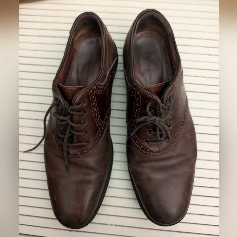 Brown Leather Dress Shoes Johnston and Murphy